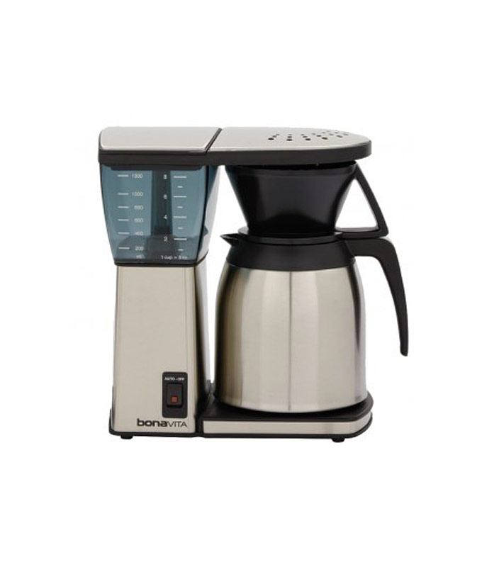 Bonavita BV1800 8-Cup Coffee Maker with Glass Carafe and Descaler Kit 
