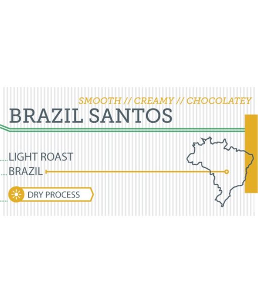Brazil Santos label