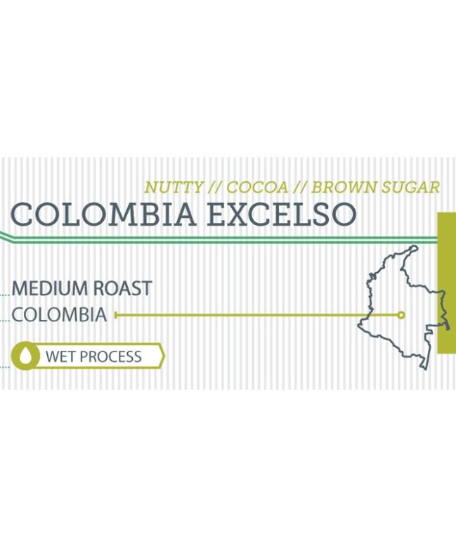 Colombia Excelso label