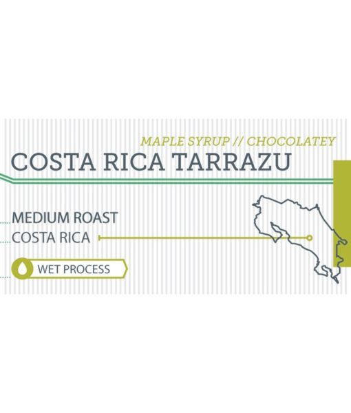 Costa Rica Tarrazu label