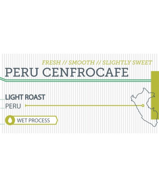 Peru Cenfrocafe label